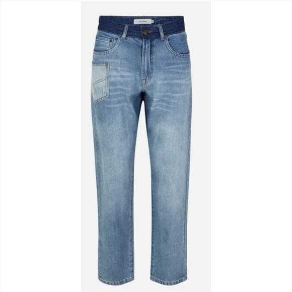 MUNTHE Designer Reeta Jeans  – Blue Sustainable - Anthropology Euro Size 40 Sz M - Picture 1 of 14